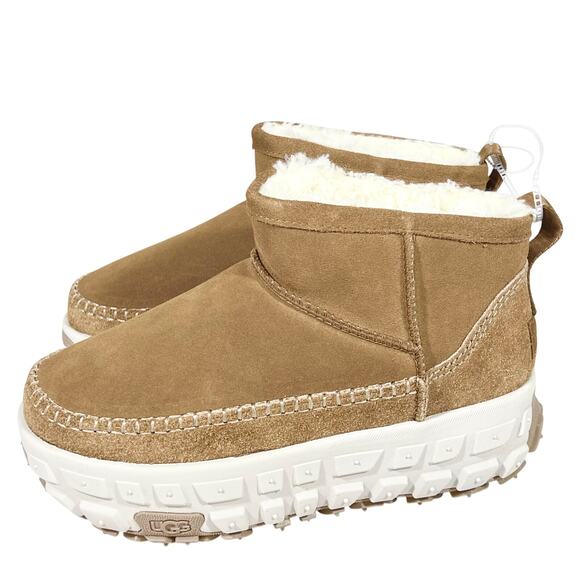 UGG Venture Daze Ultra Mini Fashion Boot Unisex Chestnut Men 8 Women 9 New - Picture 5 of 9